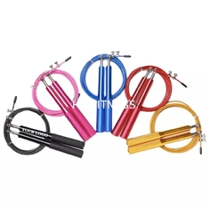 Comba plástica de la comba de encargo al por mayor de Logo Training Fintness Accessories Aluminum