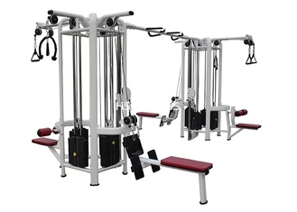 Máquina multi del gimnasio de la estación de la aptitud 8 de la selva del equipo del gimnasio del culturismo