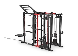 Equipo multi combinado del gimnasio de la estación, máquina comercial del cable del estante del poder