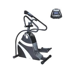 Máquina elíptica de pasos aerobia del gimnasio con audio del MP3 del carril de mano