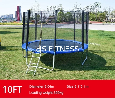 Trampolín al aire libre de los niños del trampolín del parque del trampolín del amortiguador auxiliar del 10ft el 12ft el 14ft al aire libre