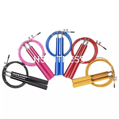 Comba plástica de la comba de encargo al por mayor de Logo Training Fintness Accessories Aluminum