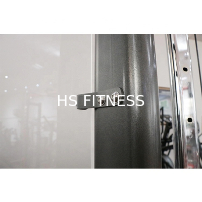 Equipo de gimnasio con doble polea ajustable para cables interiores