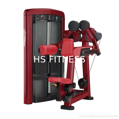 Equipo de gimnasio de color rojo Máquina de ejercicio de elevación lateral