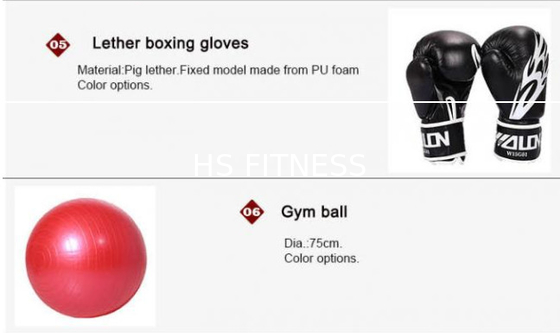 Anuncio publicitario de la máquina de Crossfit Rogue Gym Equipment Synergy Fitness con los accesorios