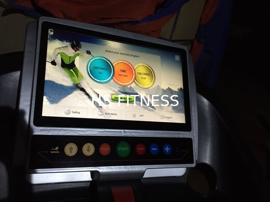 Rueda de ardilla comercial Technogym del gimnasio del culturismo pantalla del color TFT de 16,1 pulgadas