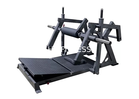 equipo del gimnasio de la fuerza del martillo 300kg, máquina cargada de plata de la placa negra