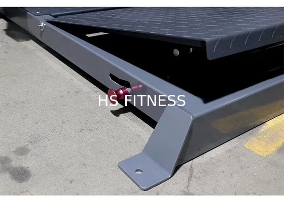 equipo del gimnasio de la fuerza del martillo 300kg, máquina cargada de plata de la placa negra
