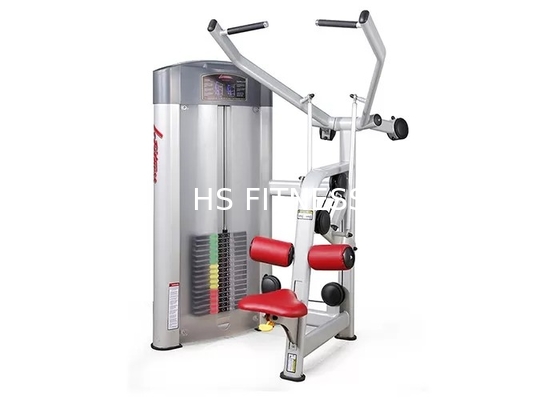 El lat del equipo del gimnasio del HS del hotel tira hacia abajo el CE ISO el 137*132*198cm de la máquina