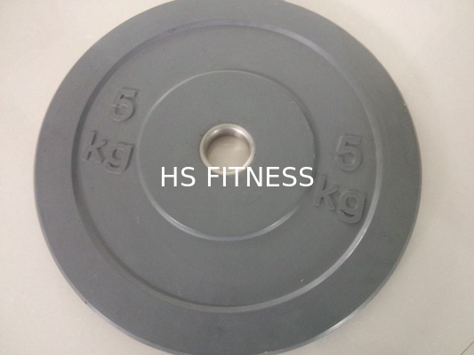 Placas de parachoques olímpicas del peso del gimnasio de los accesorios multicolores de la aptitud