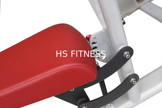 Máquina asentada comercial de la fila del equipo del gimnasio del barnizado electrostático HS