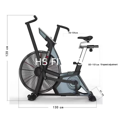 Bici de ciclo del asalto del aire interior del LCD con la estructura de cadena