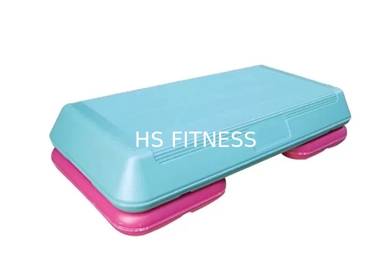 Tablero aerobio ajustable del paso de Platorm de los accesorios del entrenamiento del gimnasio del OEM con 2 capas
