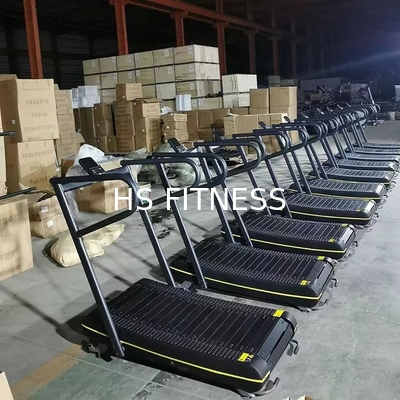 Rueda de ardilla curvada plegable del equipo del gimnasio anuncio publicitario de 25 kilómetros por hora