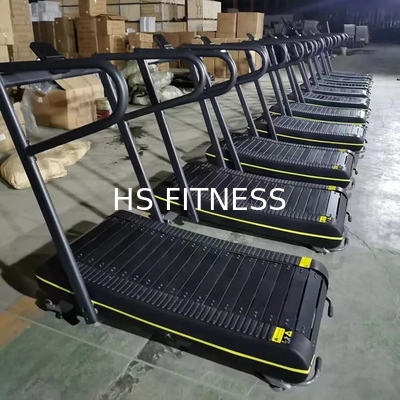 Rueda de ardilla curvada plegable del equipo del gimnasio anuncio publicitario de 25 kilómetros por hora